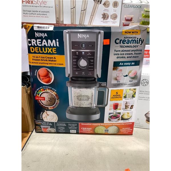 Ninja Creami Deluxe 11 in 1 Ice Cream & Frozen Drink Maker