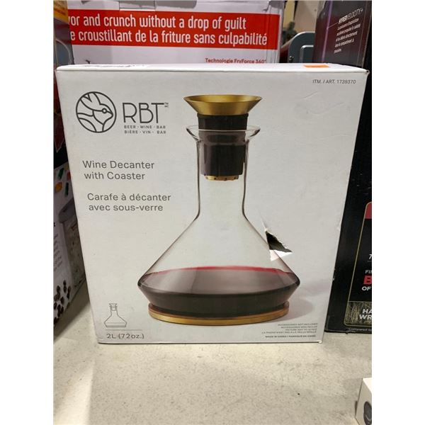 RBT Wine Decanter with Coaster 2L