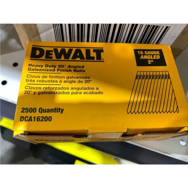 Dewalt heavy duty 16 gauge finish nails