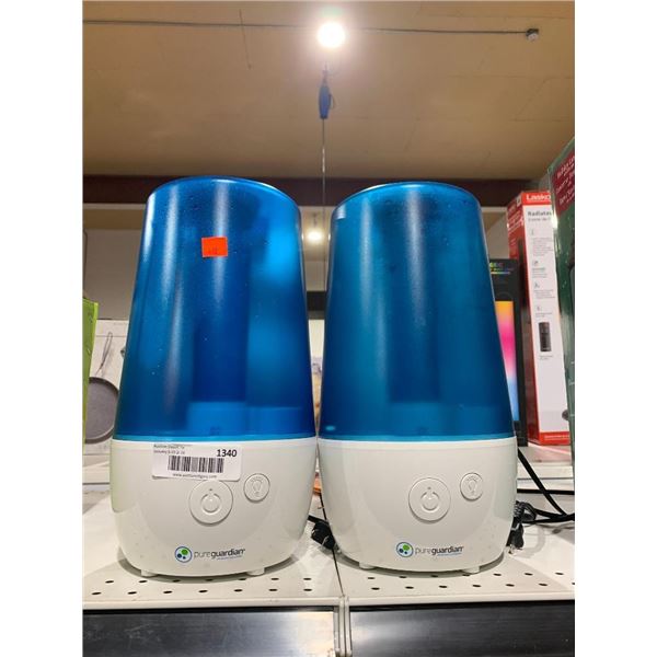 PureGuardian Ultrasonic Cool Mist Humidifier Set of 2