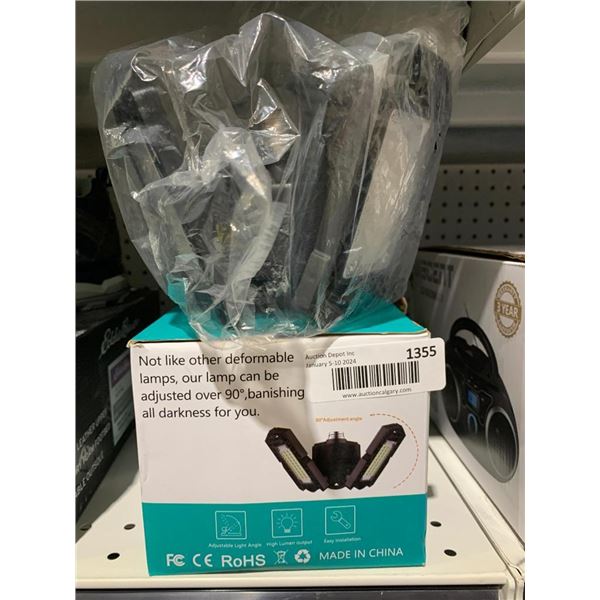 Deformable LED Garage Light