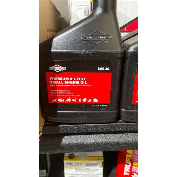SAE 30 Premium 4-Cycle Small Engine Oil - Lot of 6