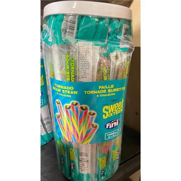 Sweet Sixteen Tornado Sour Straw 6 Colours