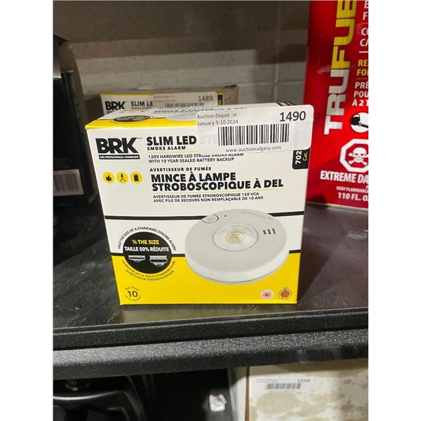 BRK Slim LED Strobe Smoke Detector