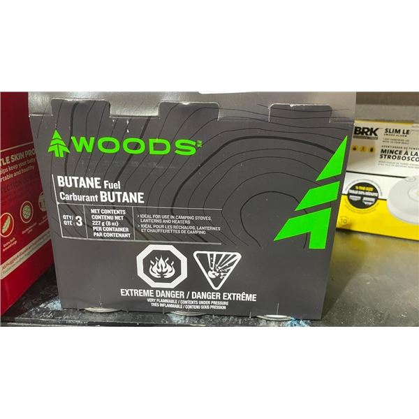 Woods Butane Fuel 3 Pack