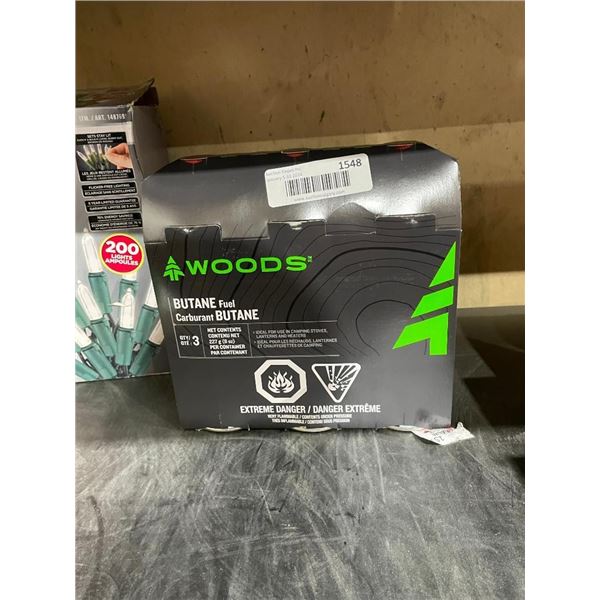 Woods Butane Fuel 3 x 227g