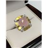 Image 3 : Morganite Polished 8.11 Carat Gemstone ring With Appraisal Certificate $950.00