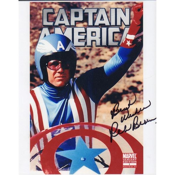 Reb Brown signed photo Captain America