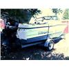 Image 2 : 20 Foot Cabin Cruiser. Bayliner. 1991 Fiberglass/Plastic Hull; gas powered 150 HP outboard engine Fo