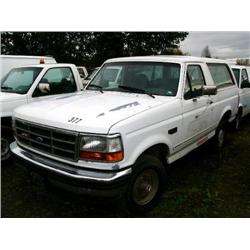 1993 Ford Bronco, 4x4, XLT, VIN #1FMEU15HOPLA78944, MI 79545 (27)