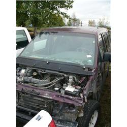 1997 Ford Aerostar Mini-van, VIN #1FDMA41X2VZB36789, wrecked front end - no title (27)
