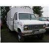 Image 2 : 1991 Ford 1 ton utility box van, 4x4, VIN #1FDKE37H4MHA16373, MI 58201, AT/PS/PB/AM (27)