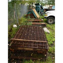 1979 HOBB 40' flat bed TLR, MDL FB-EP-40ST, serial # FHV329877, damaged, powerscreening, power scree