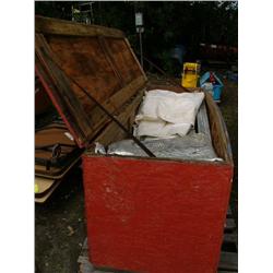 Metal and canvas weather port/tent (75)