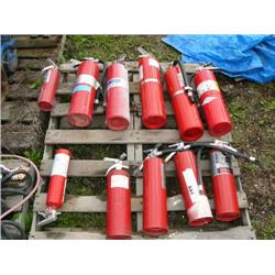Lot of fire extinguishers (2)