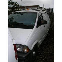1992 Ford Aerostar cargo van, VIN #1FTDA34UBNZB55122, MI 38972, AT/PS/PB/AM/roof rack (73)