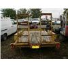 Image 4 : Flat bed trailer, 18 ft, Eagle Beaver AP8, built-in ramps, pintal hitch, serial #443456 (73)