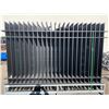 Image 1 : 48 PCS. OF BLACK POWDER COATED GALVANIZED STEEL GARDEN/PUBLIC SPACE FENCING