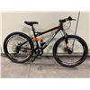 Image 1 : EURO BIKE S7 BLACK 16 SPEED MOUNTAIN BIKE FULL SUSPENSION DUAL DISC BRAKES