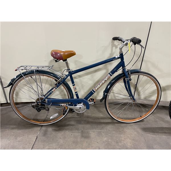 HUFFY ARLINGTON BLUE SEVEN SPEED ROAD BIKE