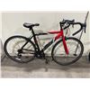 Image 1 : HYPER 700 ALUMINUM BLACK ON RED 14 SPEED ROAD BIKE