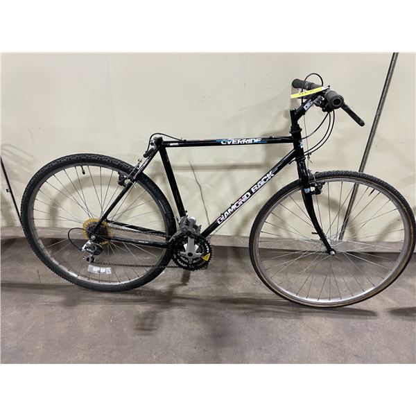 DIAMOND BACK OVERRIDE 16 SPEED BLACK ROAD BIKE *MISSING SEAT*