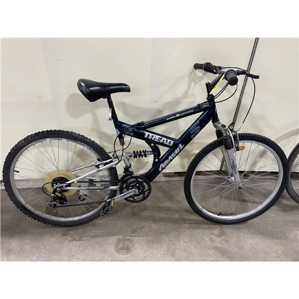 ARASHI TREAD BLUE 21 SPEED ROAD BIKE FULL SUSPENSION