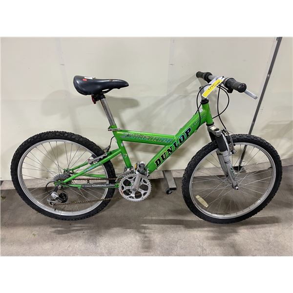 2 BIKES: DUNLOP RST  GREEN 12 SPEED + DEVINCI GREEN TROPEZ 12 SPEED ROAD BIKE *NEED REPAIR*