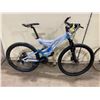 Image 1 : NO NAME BLUE 16 SPEED MOUNTAIN BIKE FULL SUSPENSION DUAL DISC BRAKES  *NEED CHAIN WORK*