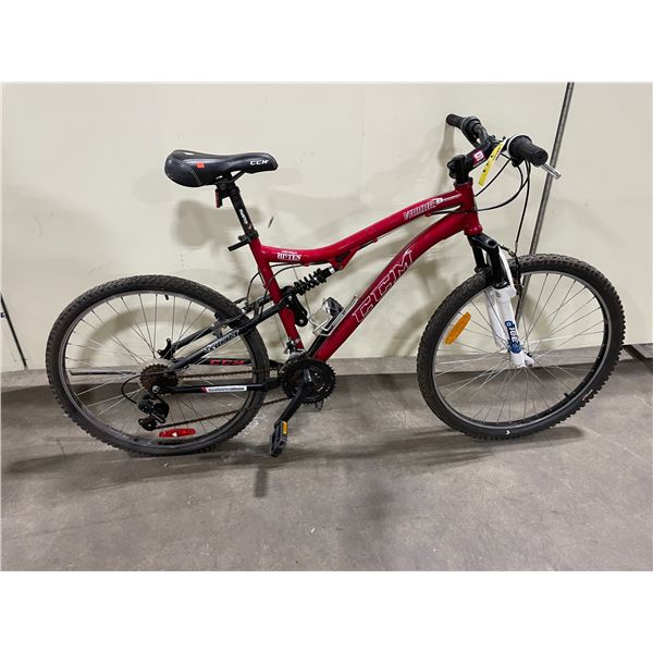 CCM VANDAL HI TEN RED 12 SPEED ROAD BIKE DUAL SUSPENSION