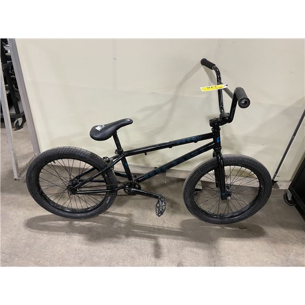 FREE AGENT VERGO BLACK ONE SPEED BMX ROAD BIKE  *NO BRAKES*