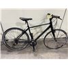 Image 1 : GIANT ESCAPE BLACK 24 SPEED HYBRID STYLE ROAD BIKE SIZE MED FRAME