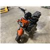 Image 2 : MOTORINO ORANGE / BLACK ELECTRIC MOTORCYCLE *NO REGISTRATION, NO KEYS, NO CHARGER, PARTS ONLY*