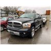 Image 1 : *R* 2006 DODGE RAM 1500, LARAMIE, 4DR PU, BLACK, VIN 1D7HU18216S683591,