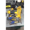 Image 2 : 3 YELLOW DEWALT AIR STAPLERS