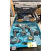Image 1 : RYOBI SKILL SAW & CASE 3 MAKITA CORDLESS DRILLS WITH CASE