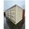 Image 2 : *H/T S* BEIGE 20' 67,200 MAX CAPACITY INDUSTRIAL TRANSPORT CONTAINER WITH DUAL SWING REAR DOORS,