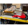 Image 1 : RED PACO 6 STRING ELECTRIC GUITAR & WOODEN 6 STRING GUITAR
