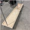 Image 2 : 2 WOOD / METAL MOBILE CLOTHING / PRODUCT CARTS