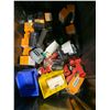 Image 3 : RUBBERMAID CONTAINER & ASSORTED BATTERIES HANDLES