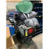 Image 1 : GREEN SHOPPING CART OF COVERS