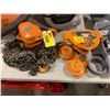 Image 1 : CANCO 1 TON CHAIN HOIST + RAIL GUIDE