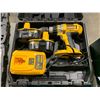 Image 2 : MAKITA JIG SAW + CASE, DEWALT CORDLESS DRILL WITH 2 BATTERIES + CHARGER