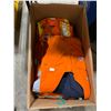 Image 2 : BOX ORANGE SAFETY COVERALLS + VESTS