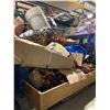 Image 1 : PALLET OF ASSORTED INDUSTRIAL CONCRETE FORM TIES, & ASSORTED SIMPSON STRONG TIE HANGERS