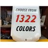 Image 7 : VINTAGE LION BRAND PAINT ADVERTISING THERMOMETER - METAL!