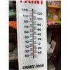 Image 8 : VINTAGE LION BRAND PAINT ADVERTISING THERMOMETER - METAL!