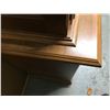Image 17 : SOLID WOODEN TWO-PIECE CURIO CABINET