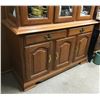 Image 5 : SOLID WOODEN TWO-PIECE CURIO CABINET