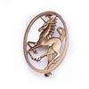 Image 1 : Rare Vintage Gold Unicorn Brooch